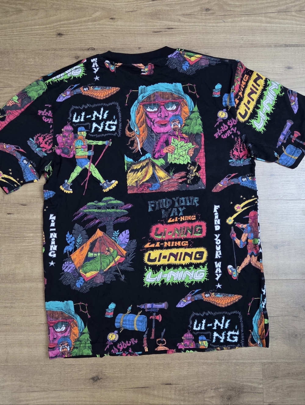 Chinatown x Li-Ning Shooting Stars AOP T-Shirt - Picture 13 of 15